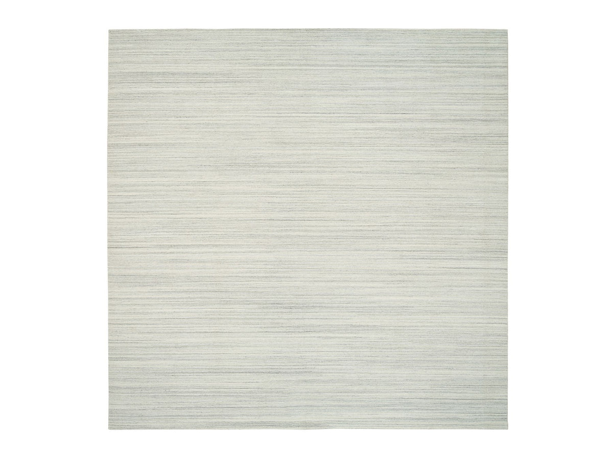 Modern / Contemporary hand-knotted wool rug in Ivory, 12' x 12'1" — SKU O064994