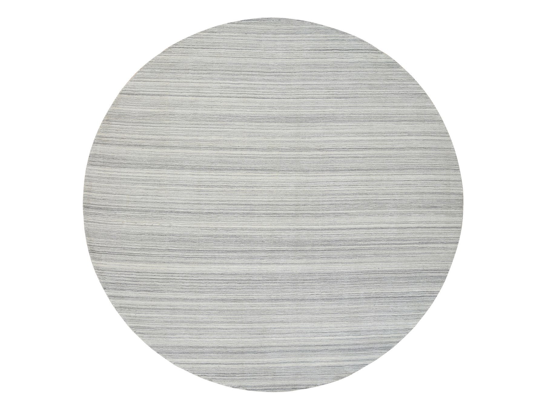 Modern / Contemporary hand-knotted wool rug in Gray, 12' x 12' — SKU O064995