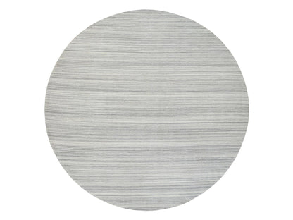 Modern / Contemporary hand-knotted wool rug in Gray, 12' x 12' — SKU O064995