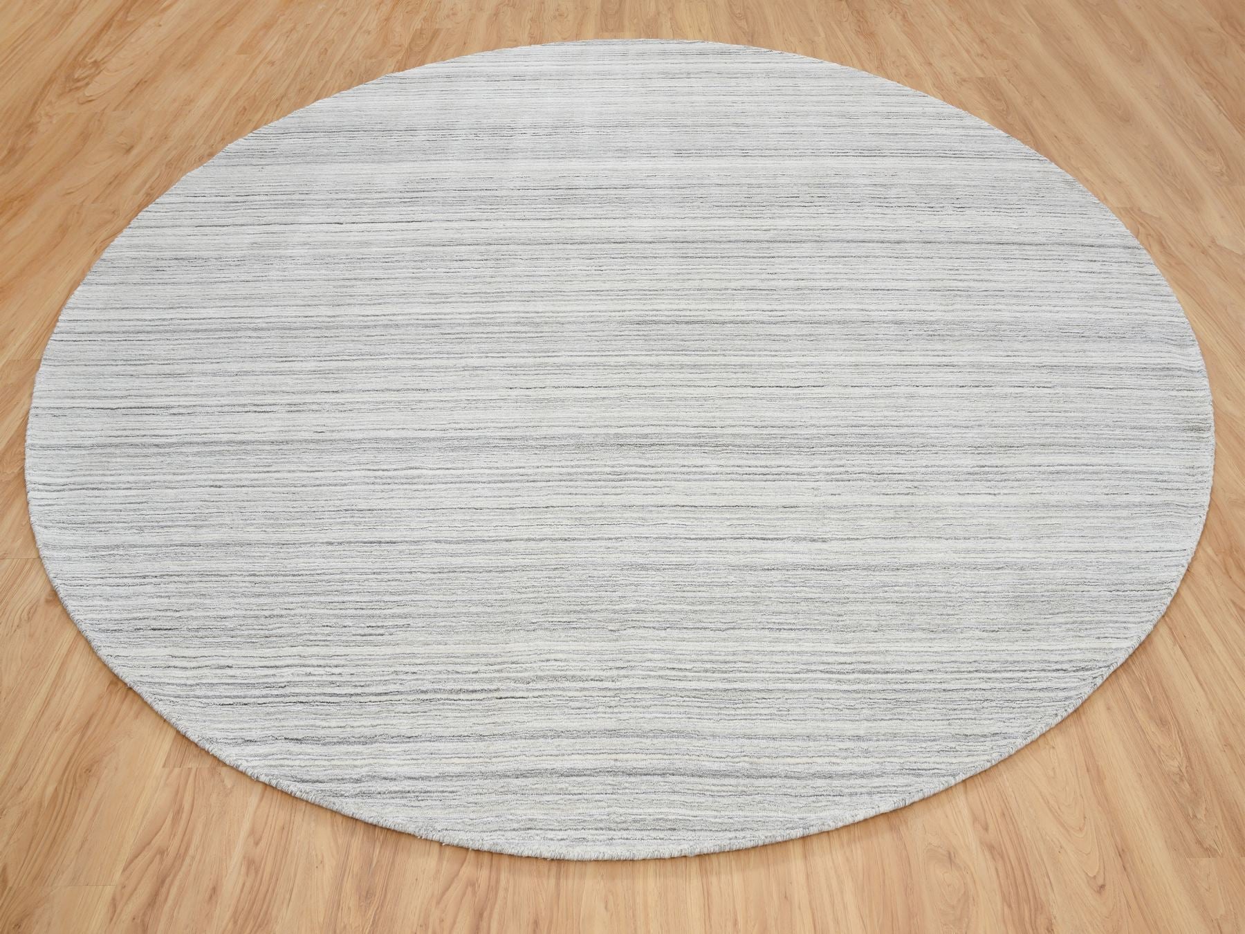 Modern / Contemporary hand-knotted wool rug in Gray, 12' x 12' — SKU O064995 (view 2)