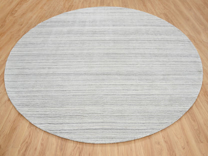 Modern / Contemporary hand-knotted wool rug in Gray, 12' x 12' — SKU O064995 (view 2)