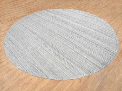 Modern / Contemporary hand-knotted wool rug in Gray, 12' x 12' — SKU O064995 (view 3)