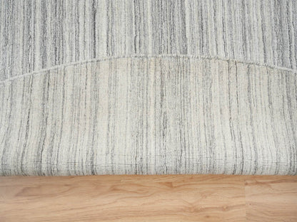 Modern / Contemporary hand-knotted wool rug in Gray, 12' x 12' — SKU O064995 (view 4)