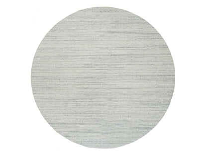 Beige 11'9" x 11'9" Modern and Contemporary Handloom Wool Rug - Sku: O065038