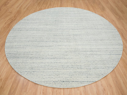 Beige 11'9" x 11'9" Modern and Contemporary Handloom Wool Rug - Sku: O065038