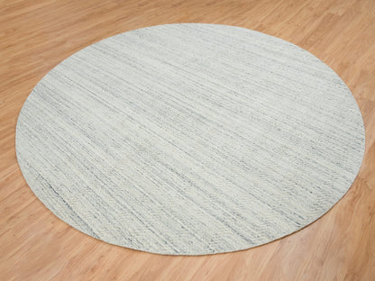 Beige 11'9" x 11'9" Modern and Contemporary Handloom Wool Rug - Sku: O065038