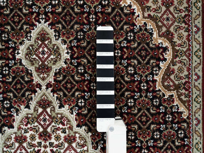 Black 4'0" x 6'1" Fine Oriental Hand knotted Wool Rug - Sku: O065099