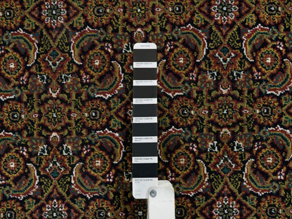 Black 4'0" x 6'2" Fine Oriental Hand knotted Wool Rug - Sku: O065122