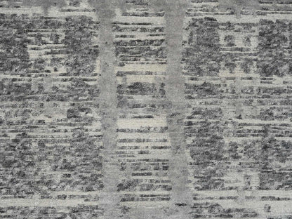 Modern / Contemporary hand-knotted wool runner in Gray, 2'6" x 25'9" — SKU O065157 (view 5)