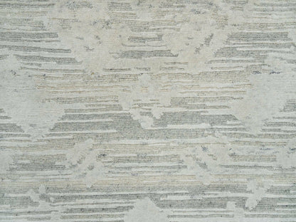 Modern / Contemporary hand-knotted wool runner in Gray, 2'6" x 18'2" — SKU O065158 (view 5)