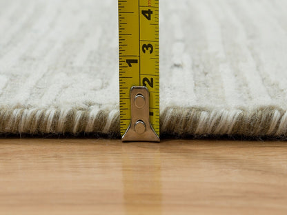 Modern / Contemporary hand-knotted wool runner in Gray, 2'6" x 25'10" — SKU O065159 (view 7)