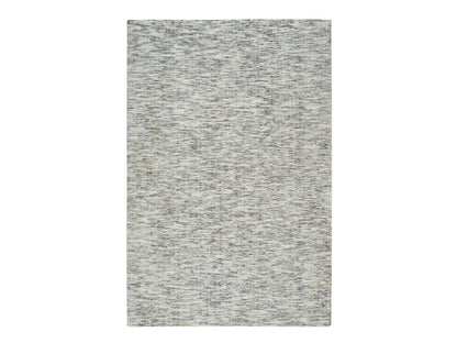 Beige 6'3" x 9'1" Modern and Contemporary Handloom Wool Rug - Sku: O065227