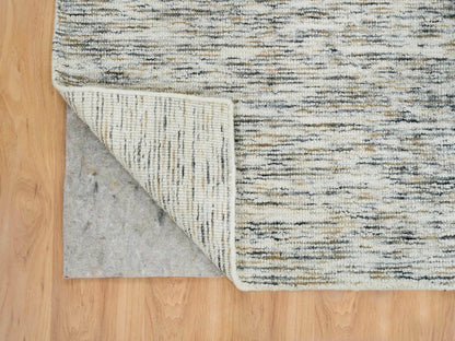 Beige 6'3" x 9'1" Modern and Contemporary Handloom Wool Rug - Sku: O065227