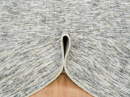 Beige 6'3" x 9'1" Modern and Contemporary Handloom Wool Rug - Sku: O065227