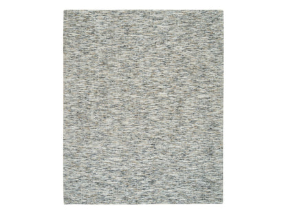 Beige 8'3" x 10'0" Modern and Contemporary Handloom Wool Rug - Sku: O065233
