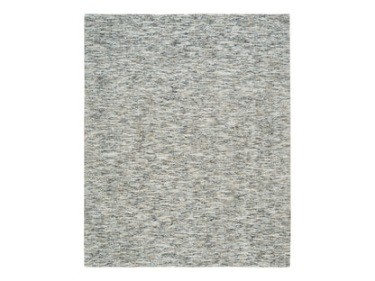 Beige 8'2" x 10'0" Modern and Contemporary Handloom Wool Rug - Sku: O065234