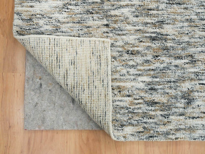 Beige 12'2" x 15'0" Modern and Contemporary Handloom Wool Rug - Sku: O065236