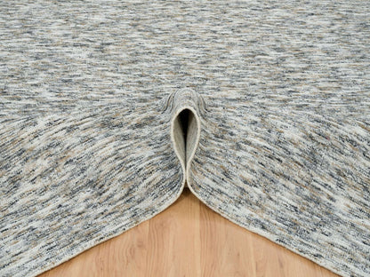Beige 12'2" x 15'0" Modern and Contemporary Handloom Wool Rug - Sku: O065236