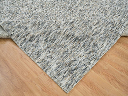 Beige 12'2" x 15'0" Modern and Contemporary Handloom Wool Rug - Sku: O065236