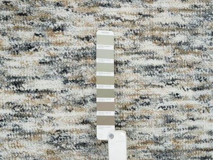 Beige 12'2" x 15'0" Modern and Contemporary Handloom Wool Rug - Sku: O065236