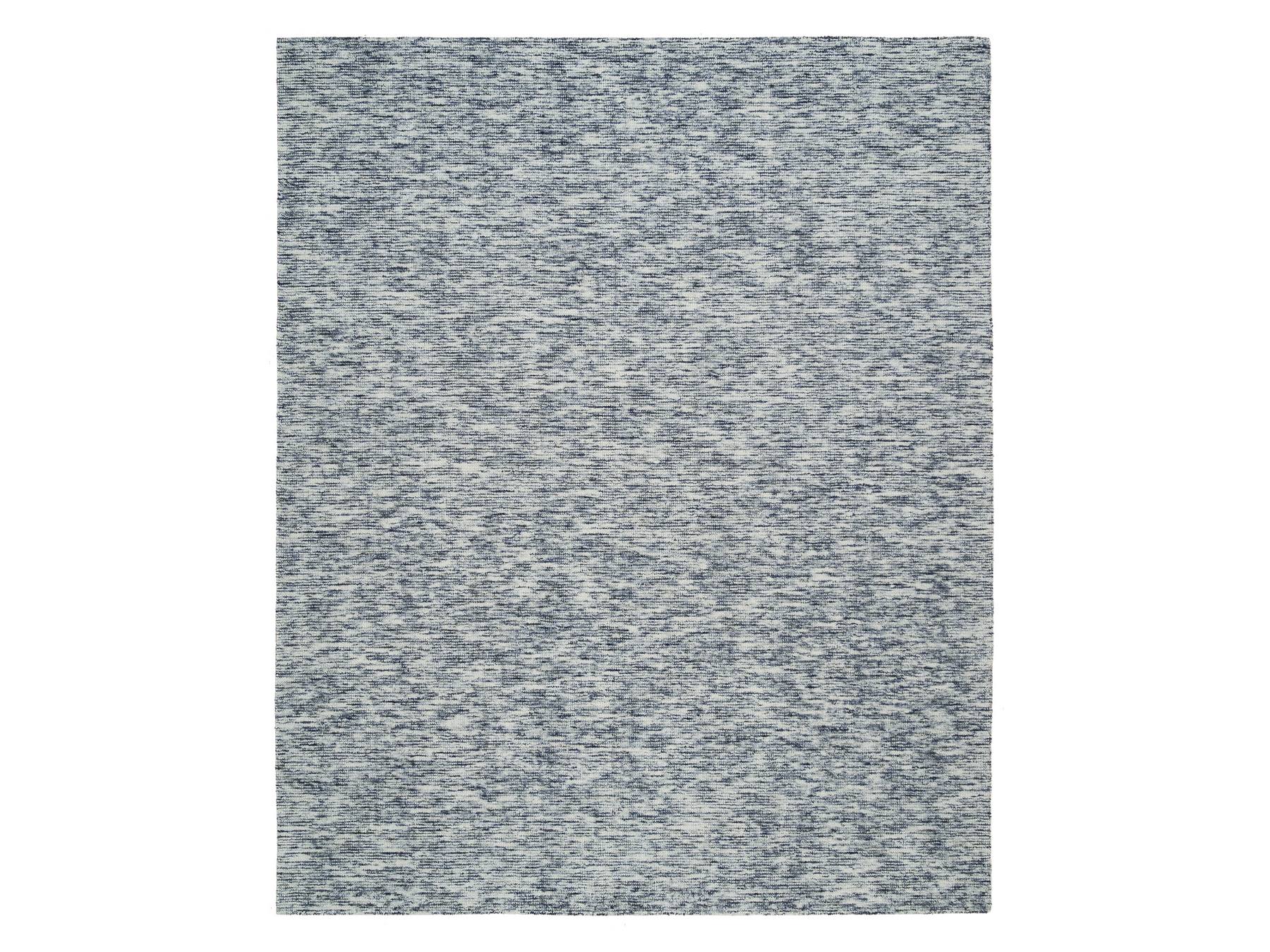 Modern / Contemporary hand-knotted wool rug in Blue, 8'1" x 10' — SKU O065241