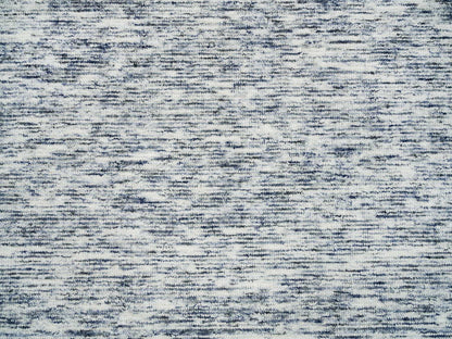 Blue 9'0" x 12'0" Modern and Contemporary Handloom Wool Rug - Sku: O065247