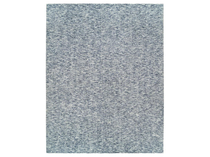 Blue 12'2" x 15'0" Modern and Contemporary Handloom Wool Rug - Sku: O065251