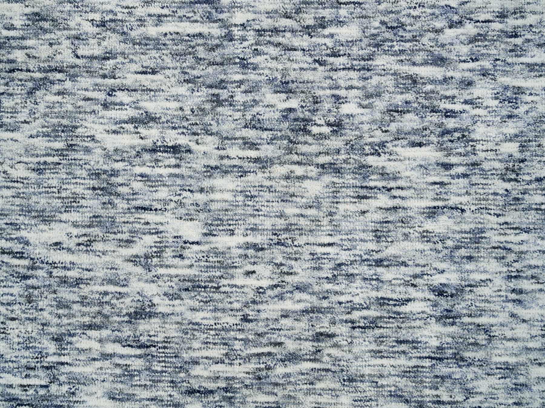 Modern / Contemporary hand-knotted wool rug in Blue, 12'2" x 15' — SKU O065251 (view 8)