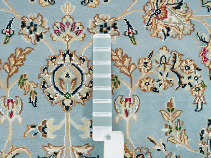 Blue 6'0" x 9'2" Fine Oriental Hand knotted Wool Rug - Sku: O065321