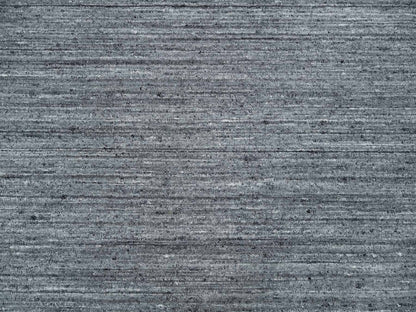 Grey 8'1" x 8'0" Modern / Contemporary Handloom Wool Rug - Sku: O065416