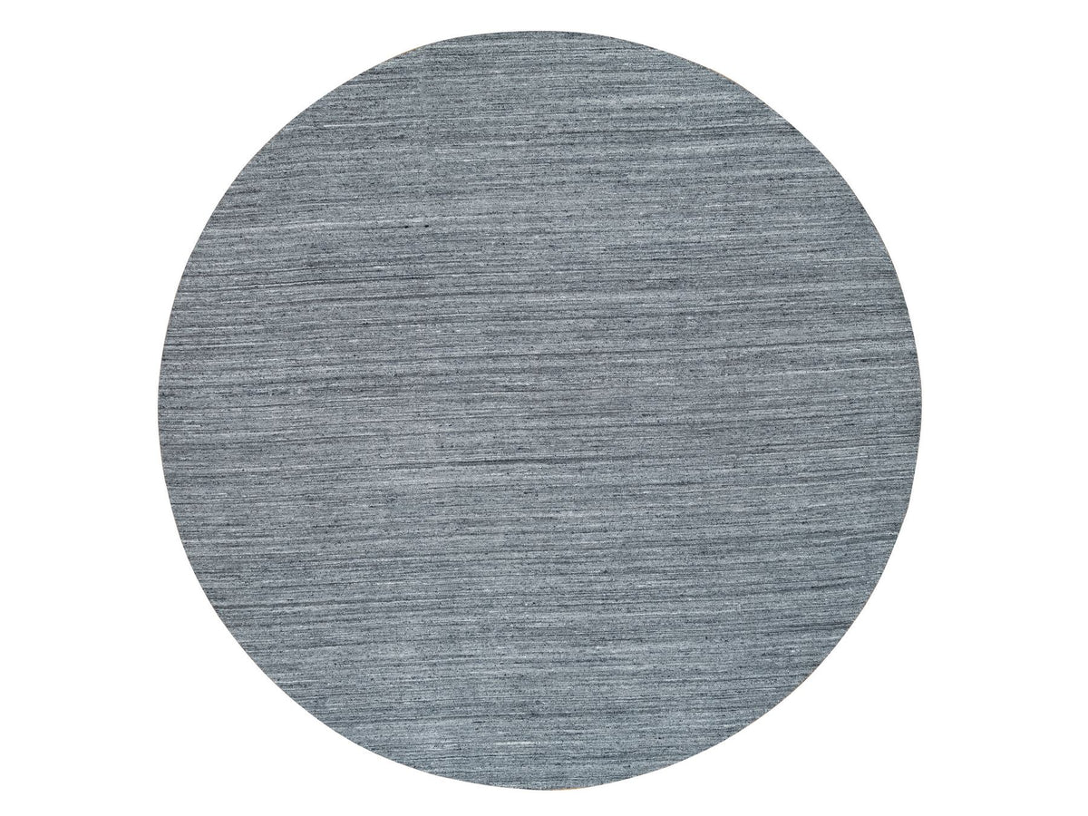 Modern / Contemporary hand-knotted wool rug in Gray, 12' x 12' — SKU O065417
