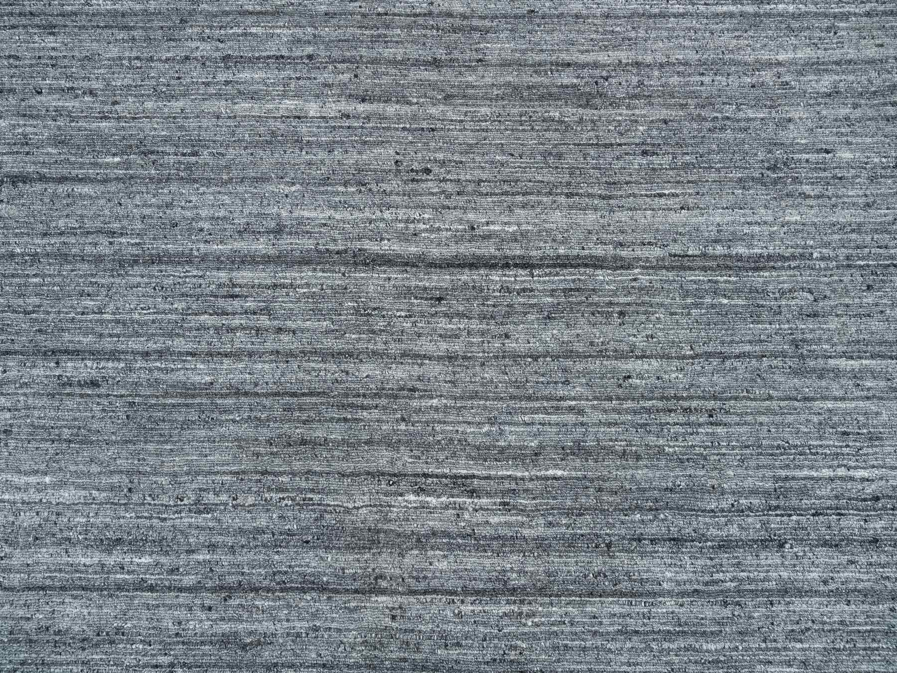 Modern / Contemporary hand-knotted wool rug in Gray, 12' x 12' — SKU O065417 (view 8)