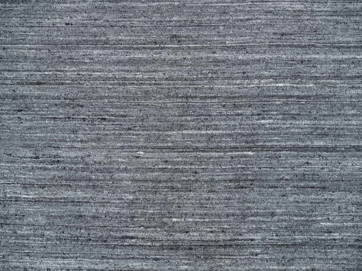Modern / Contemporary hand-knotted wool rug in Gray, 8' x 8' — SKU O065420 (view 8)