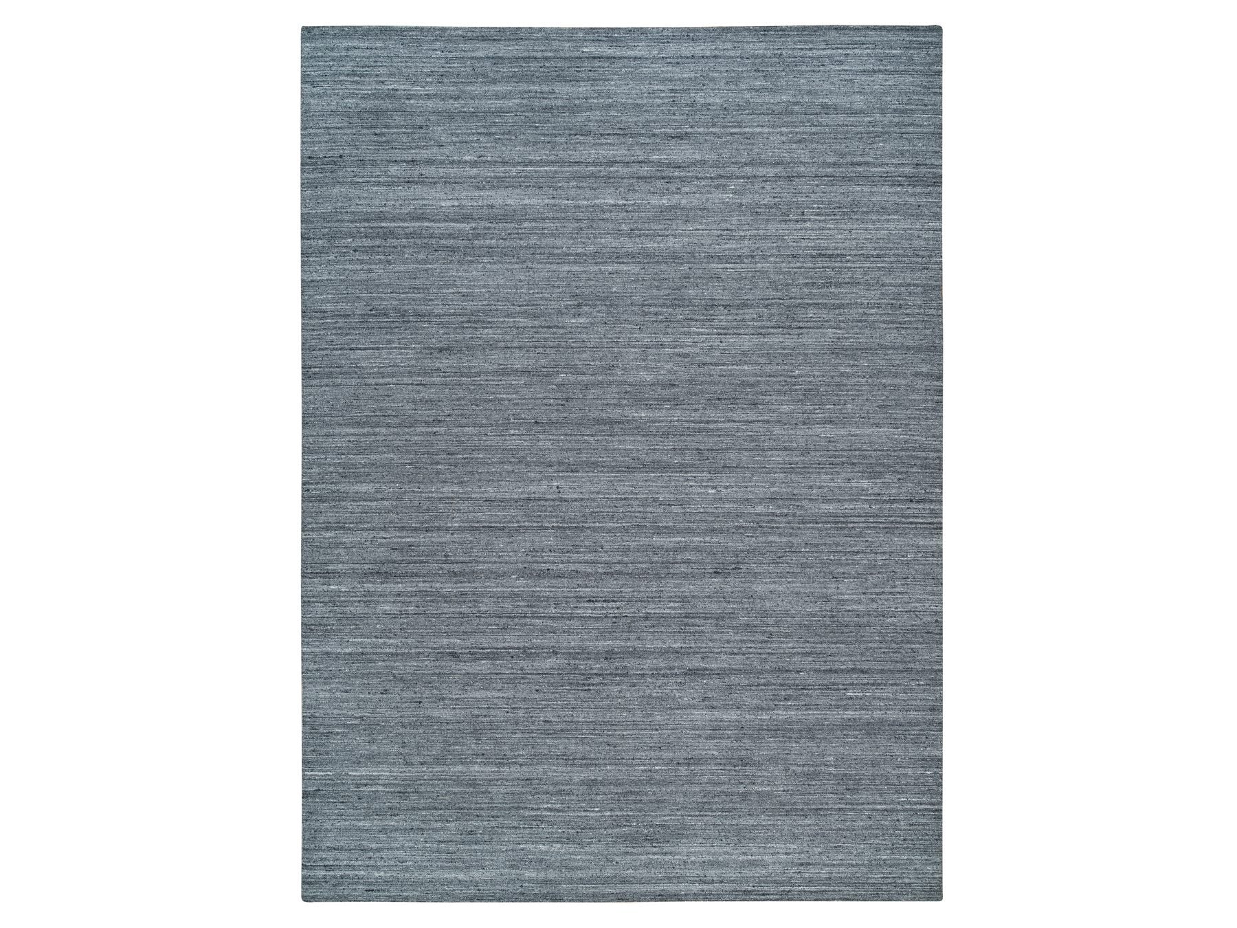 Modern / Contemporary hand-knotted wool rug in Gray, 10'3" x 14' — SKU O065421