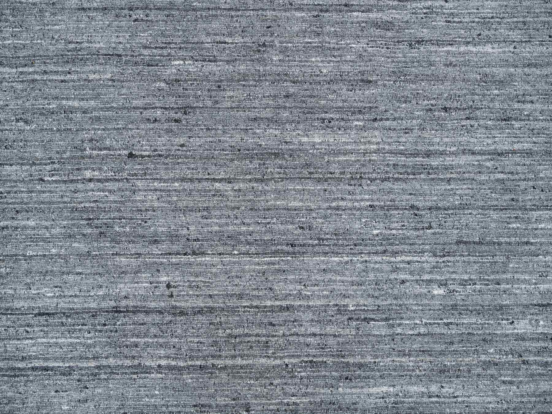Modern / Contemporary hand-knotted wool rug in Gray, 10'3" x 14' — SKU O065421 (view 8)