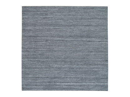 Modern / Contemporary hand-knotted wool rug in Gray, 10' x 10'1" — SKU O065422