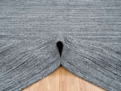 Modern / Contemporary hand-knotted wool rug in Gray, 10' x 10'1" — SKU O065422 (view 5)