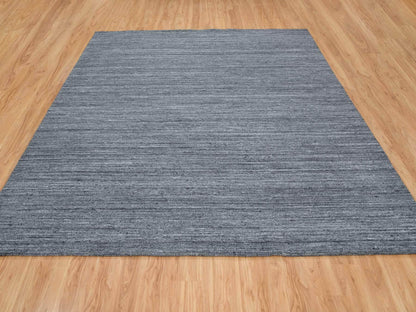Modern / Contemporary hand-knotted wool rug in Gray, 12' x 12' — SKU O065424 (view 2)