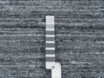 Modern / Contemporary hand-knotted wool rug in Gray, 12' x 12' — SKU O065424 (view 7)
