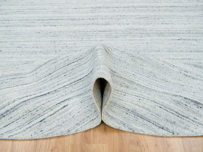 Modern / Contemporary hand-knotted wool rug in Ivory, 10' x 10' — SKU O065431 (view 5)