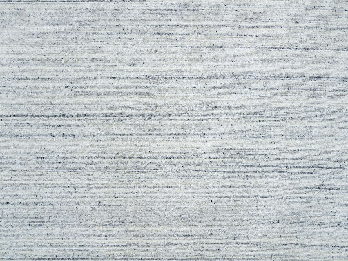 Modern / Contemporary hand-knotted wool rug in Ivory, 10' x 10' — SKU O065431 (view 8)