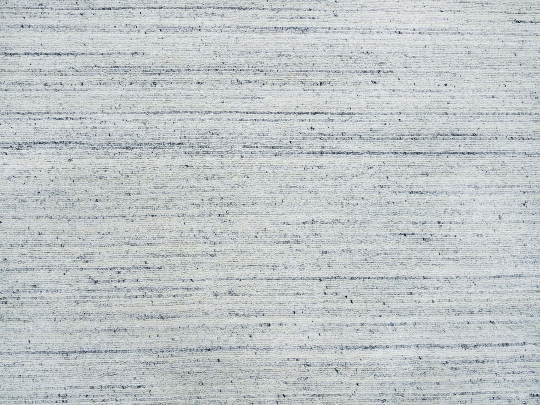 Modern / Contemporary hand-knotted wool rug in Ivory, 8' x 8' — SKU O065432 (view 8)