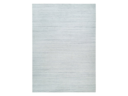 Modern / Contemporary hand-knotted wool rug in Ivory, 10'1" x 14'1" — SKU O065451