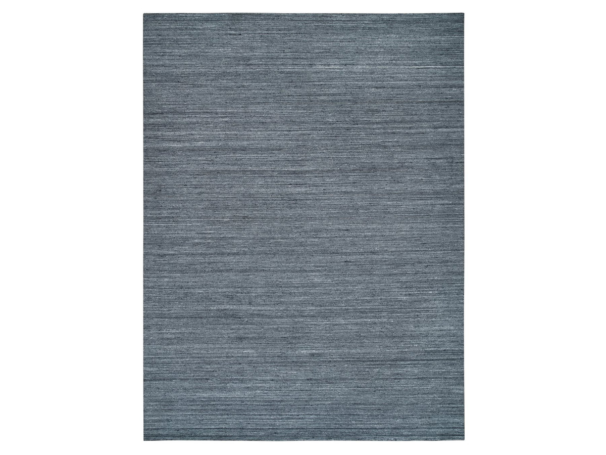 Modern / Contemporary hand-knotted wool rug in Gray, 12'1" x 15'1" — SKU O065454