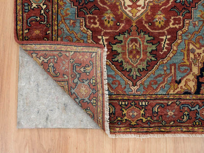 Heriz Heriz hand-knotted wool runner in Red, 2'7" x 18' — SKU O065470 (view 3)