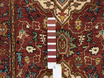 Heriz Heriz hand-knotted wool runner in Red, 2'7" x 18' — SKU O065470 (view 4)