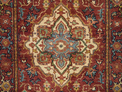 Heriz Heriz hand-knotted wool runner in Red, 2'7" x 18' — SKU O065470 (view 5)