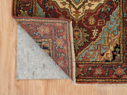 Heriz Heriz hand-knotted wool runner in Red, 2'7" x 10' — SKU O065503 (view 3)