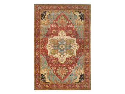 Heriz Heriz hand-knotted wool rug in Red, 12'1" x 18'2" — SKU O065511