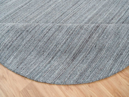 Modern / Contemporary hand-knotted wool rug in Gray, 8' x 8' — SKU O065552 (view 6)